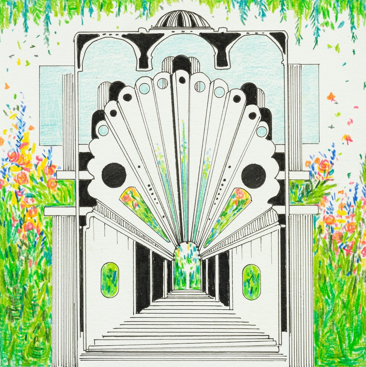 Les jardins des pens�es suspendues 9, 2025