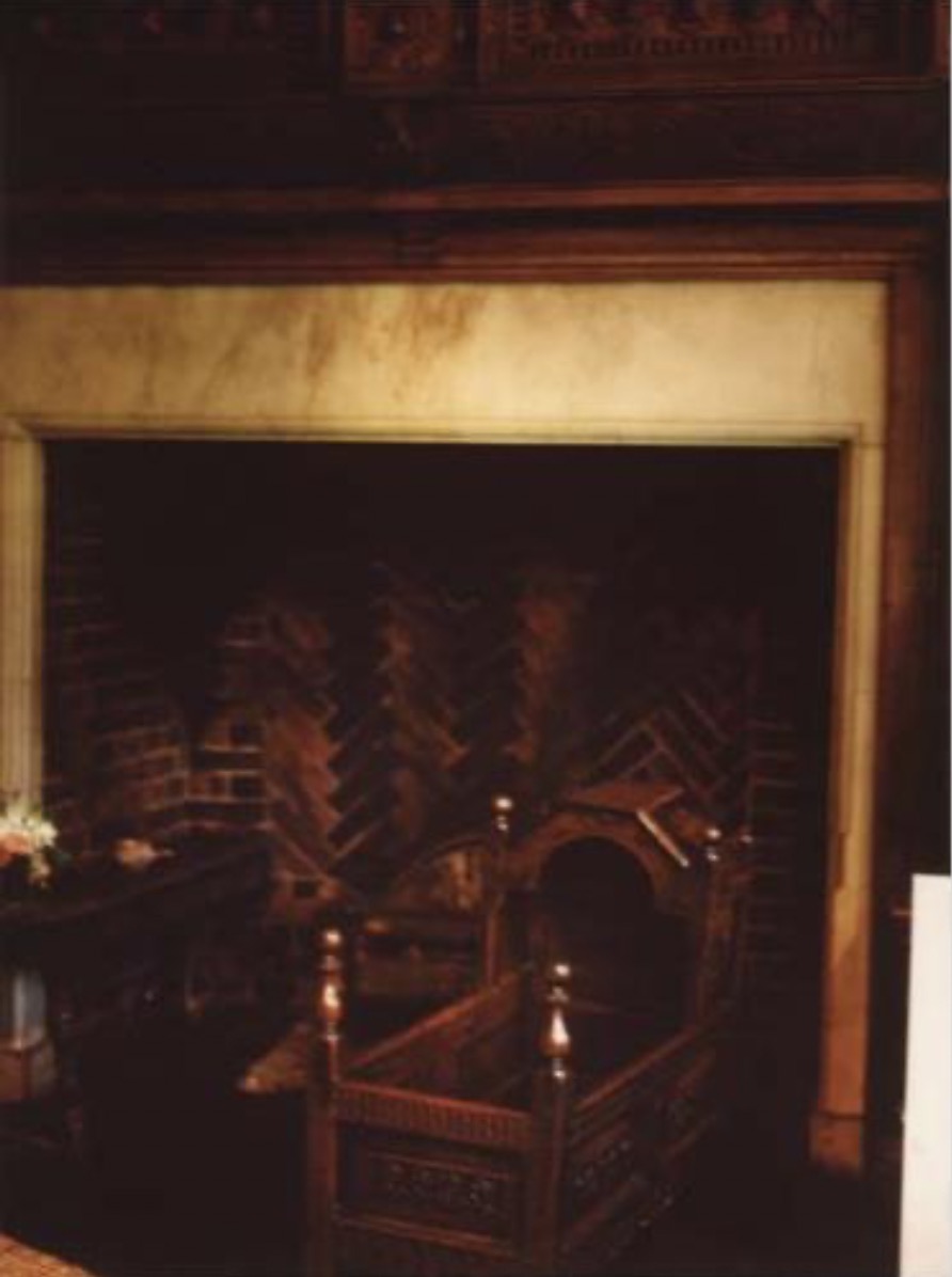 Cradle in Fireplace, 1993
