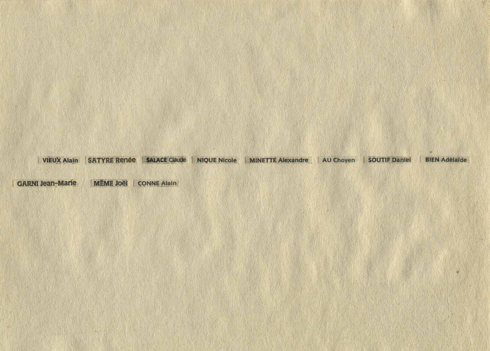 Vieux Satyre Salace, 1997