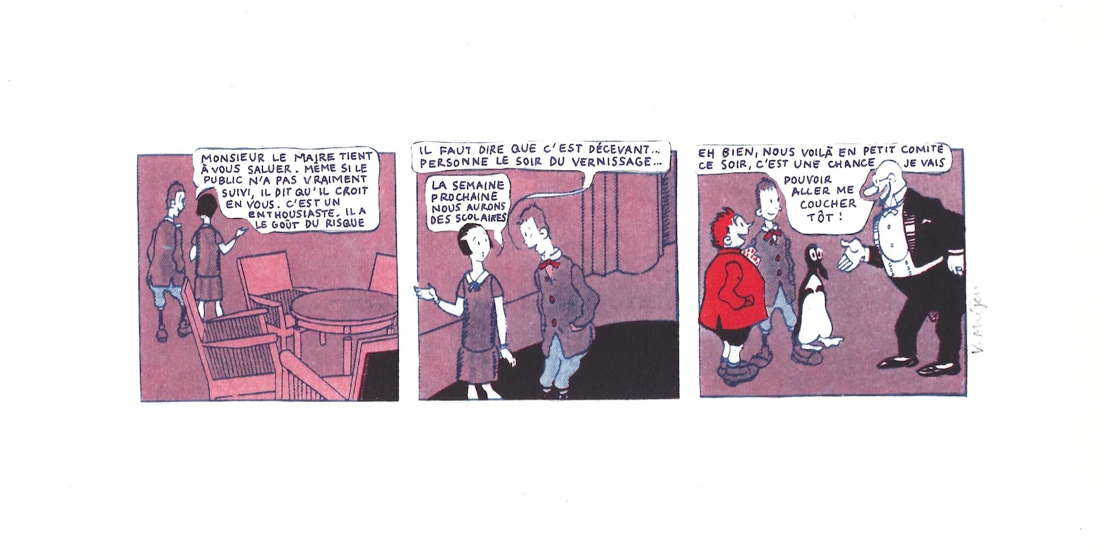 Un vernissage, 2020